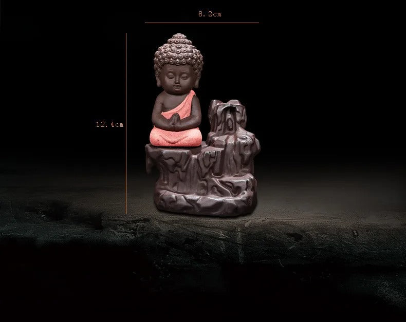 Small Buddha Incense Holder Backflow Incense Burner