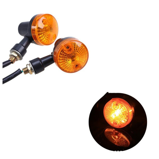 12V Motorcycle Turn Signal Indicators Universal Lights For Honda Suzuki Kawasaki