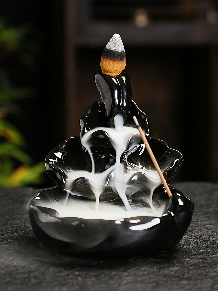 Creative Ceramic Zen Backflow Incense Burner