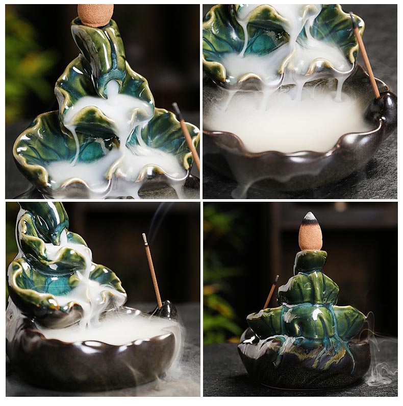 Creative Ceramic Zen Backflow Incense Burner