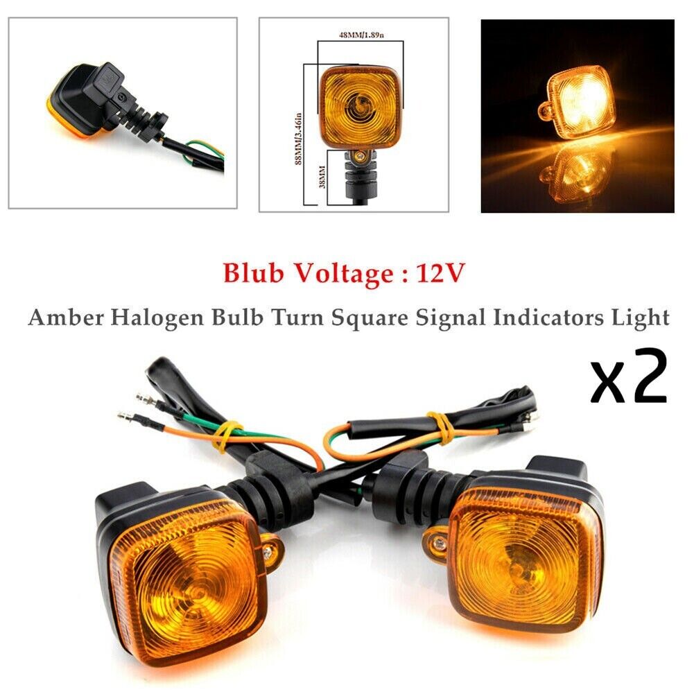 Turn Signal Lights Moto Motorcycle 2PCS/KIT Accessories Amber Indicators